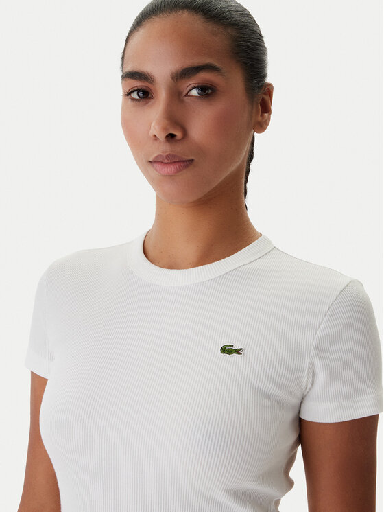 Lacoste Lacoste T-särk TF5538 Kreemjas Regular Fit