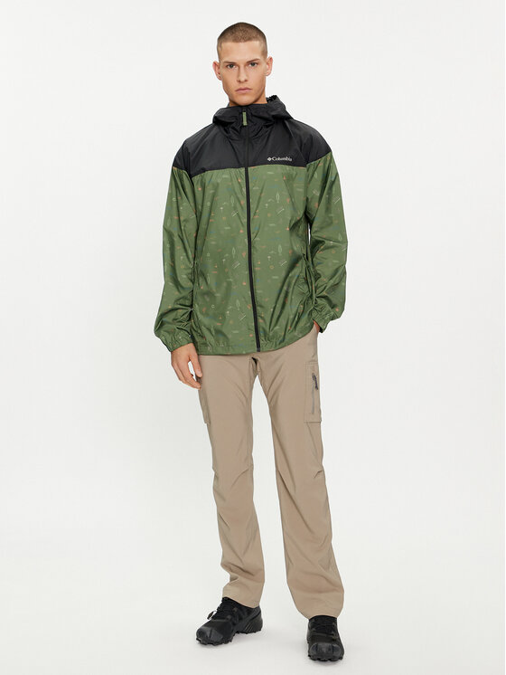 Columbia Columbia Neperpučiama striukė Flash Challenger™ 1988715 Žalia Regular Fit