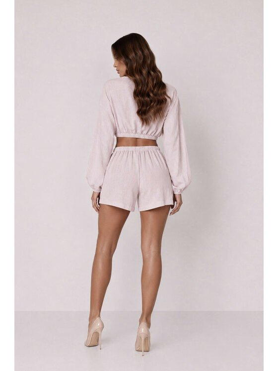 Agatha Studio Agatha Studio Komplet bluzka i spodnie A26SS-KA-K34 Różowy Slim Fit