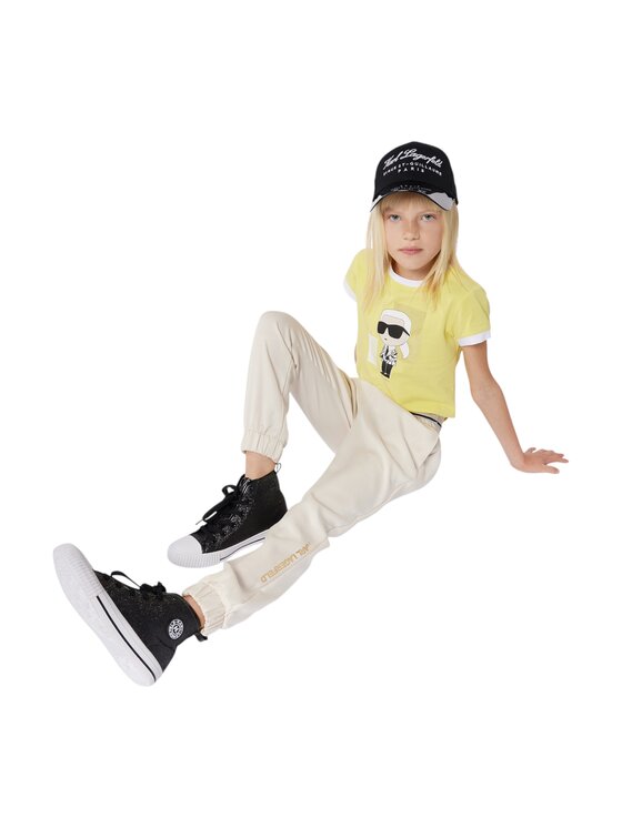 KARL LAGERFELD KARL LAGERFELD Παντελόνι chino z30072_195 Λευκό Regular Fit