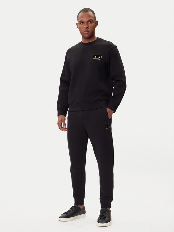 Armani Exchange Armani Exchange Teplákové kalhoty XM001886 AF10818 MC004 Černá Slim Fit