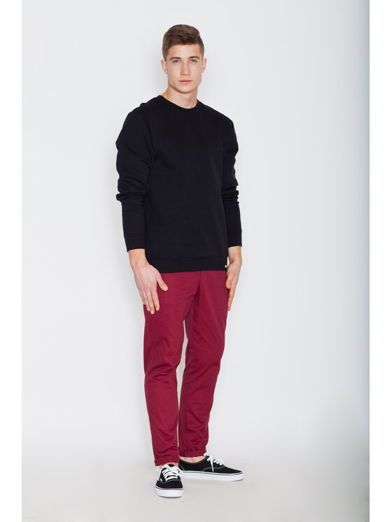 Visent Visent Pantaloni di tessuto V007 Bordeaux Regular Fit