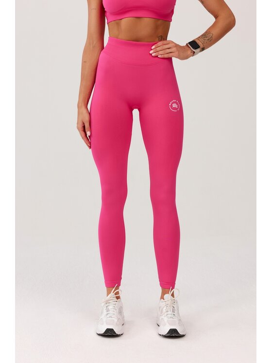 ROUGH RADICAL ROUGH RADICAL Getry SEAMLESS GLOW LONG Różowy Slim Fit