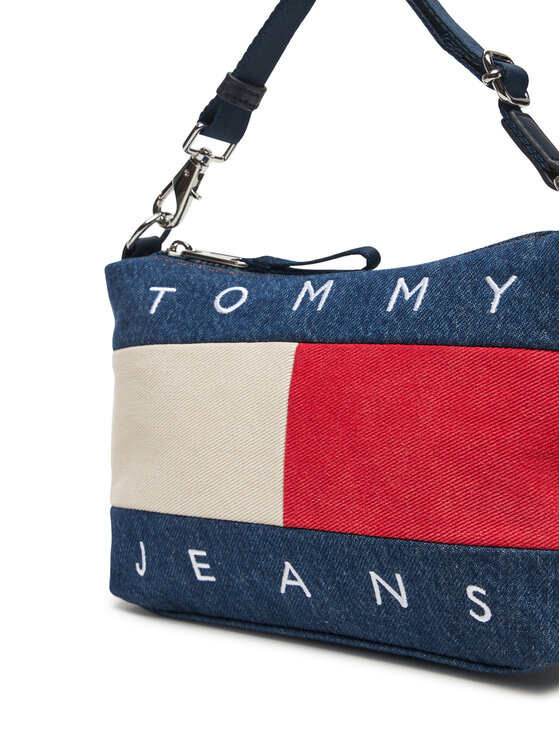 Tommy Jeans Tommy Jeans Borsetta Tjw Archive Denim Shoulder Bag AW0AW18213 Blu