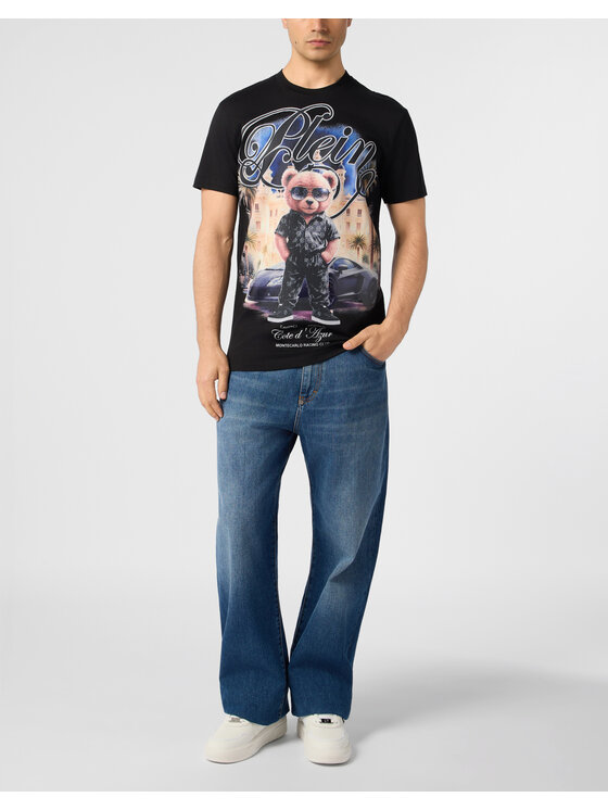 PHILIPP PLEIN PHILIPP PLEIN T-Shirt 29826 Czarny Regular Fit