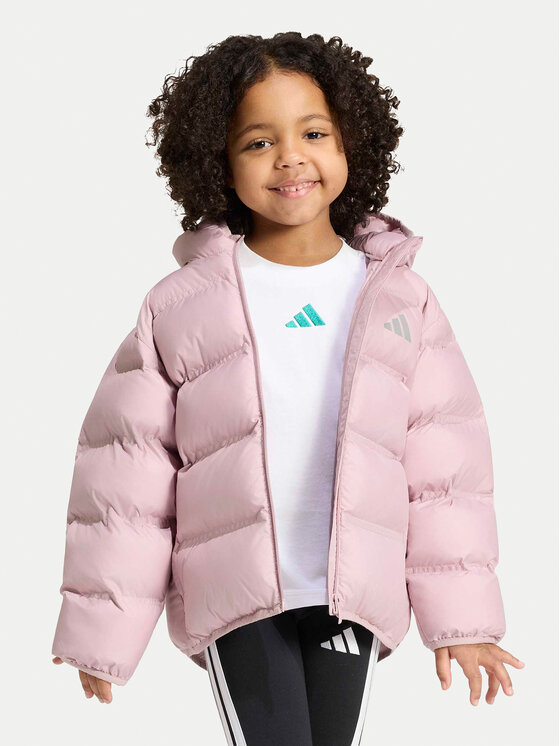 adidas adidas Žieminė striukė Synthetic Down KQ6191 Šviesiai rožinė Regular Fit