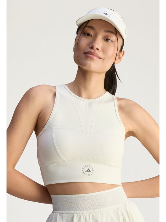adidas by Stella McCartney adidas by Stella McCartney Biustonosz sportowy 155337 Beżowy