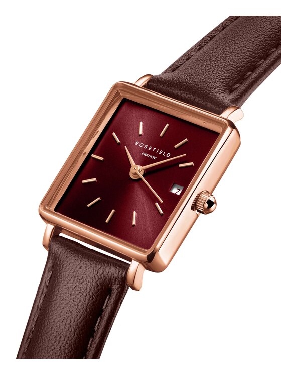 Rosefield Rosefield Zegarek Boxy XS Czerwony