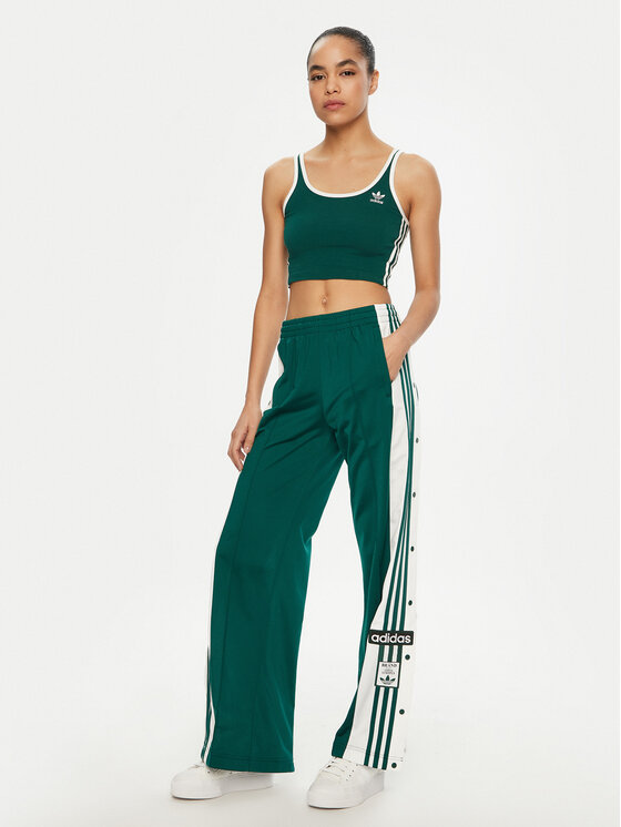 adidas adidas Donji dio trenerke Adibreak JD0852 Zelena Loose Fit