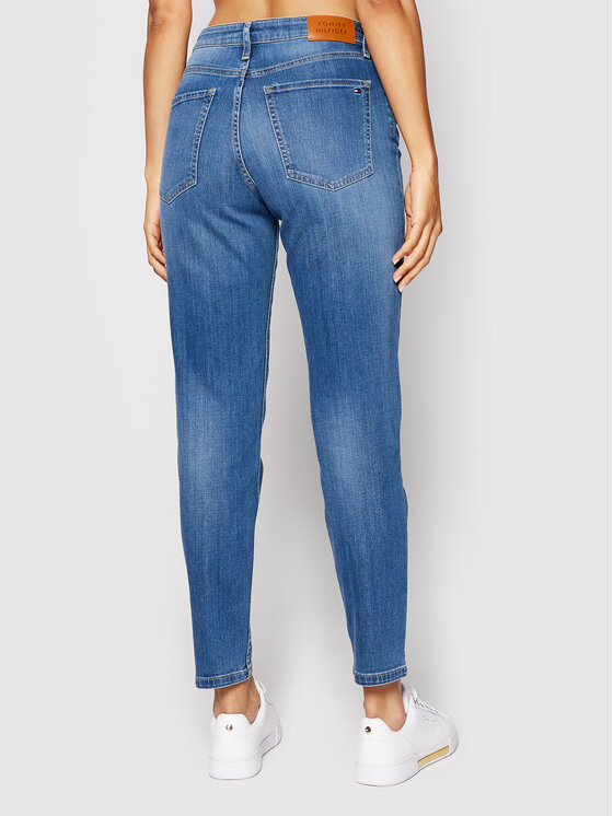 Tommy Hilfiger Tommy Hilfiger Jeansy Gramercy WW0WW34547 Modrá Mom Fit