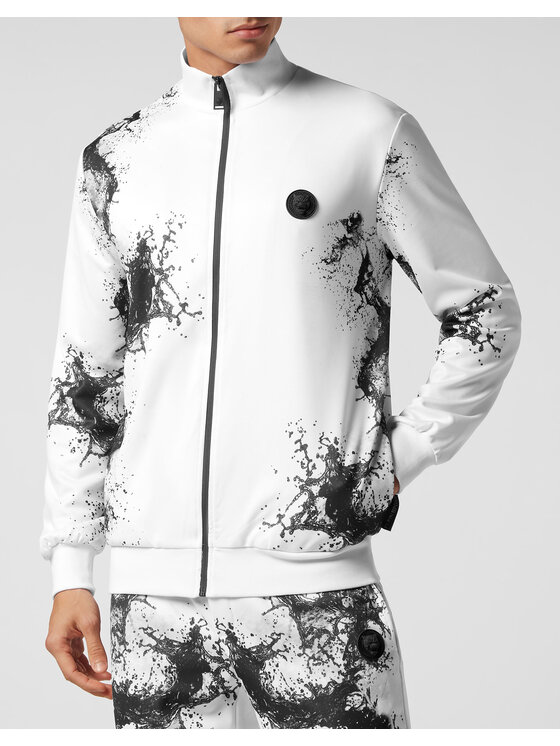 Plein Sport Plein Sport Sada top a kalhoty 3181 Bílá Regular Fit