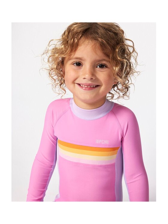 Rip Curl Rip Curl Kombinezon plażowy Rainbow Tide Springsuit - Girl Różowy