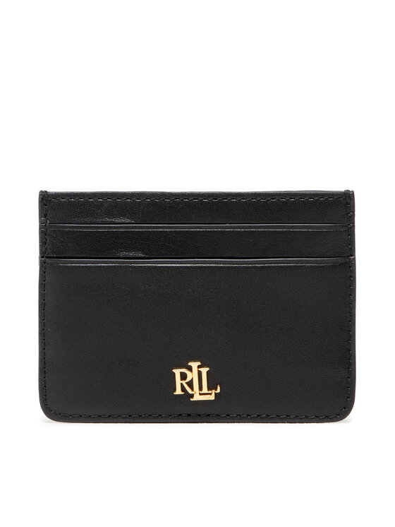 Lauren Ralph Lauren Puzdro na kreditné karty Slim Card 432876732001 Čierna