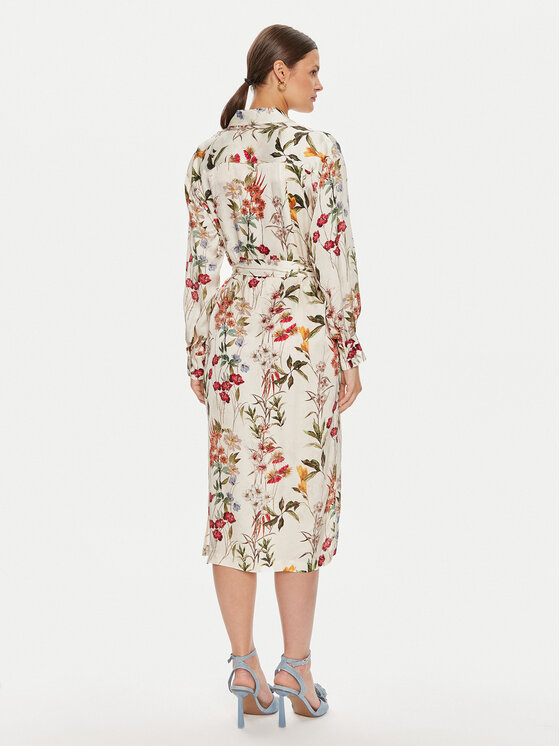 ViCOLO ViCOLO Сукня-сорочка TB2135 Бежевий Regular Fit