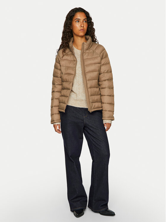 Vila Vila Giubbotto piumino Sibira 14094318 Marrone Regular Fit