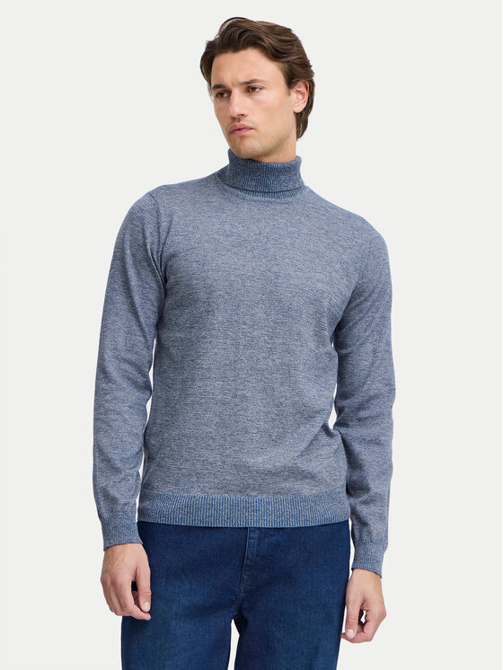 Blend Blend Rollkragenpullover 20717261 Blau Regular Fit