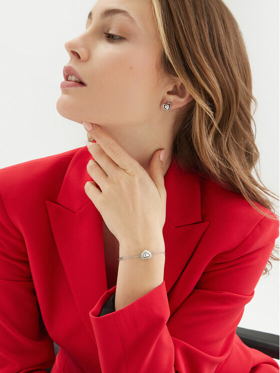 Guess Guess Bransoletka JUBB05 022JW Srebrny