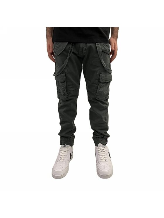 Alpha Industries Alpha Industries Kalhoty z materiálu AI.128202-684-32 Šedá Slim Fit