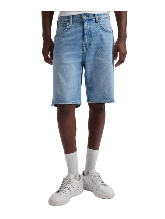 Lee Lee Szorty jeansowe Asher Short Niebieski Relaxed Fit