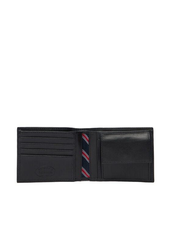 Tommy Hilfiger Tommy Hilfiger Zestaw portfel i brelok Gp Eton Cc And Coin Pckt Keyfob AM0AM07931 Czarny