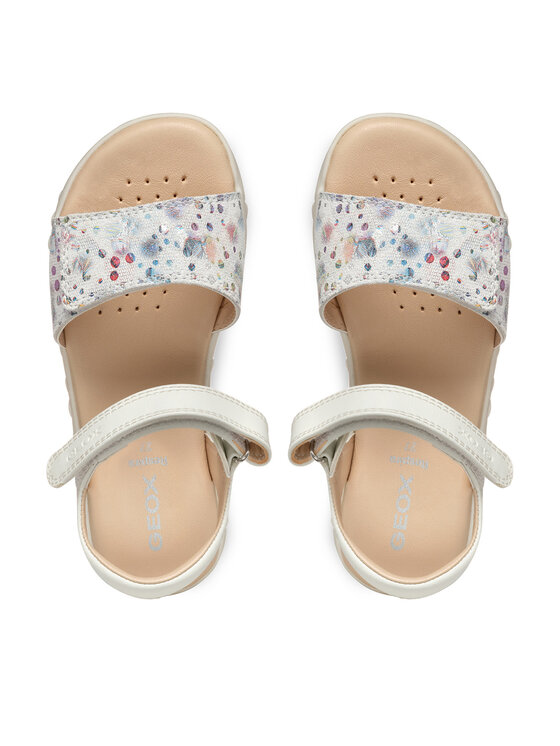 Geox Geox Sandalen J Haiti J028ZA 007BC C1714 M Weiß