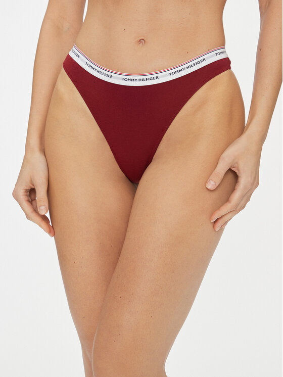 Tommy Hilfiger Tommy Hilfiger Komplet 3 par stringów UW0UW04894 Kolorowy