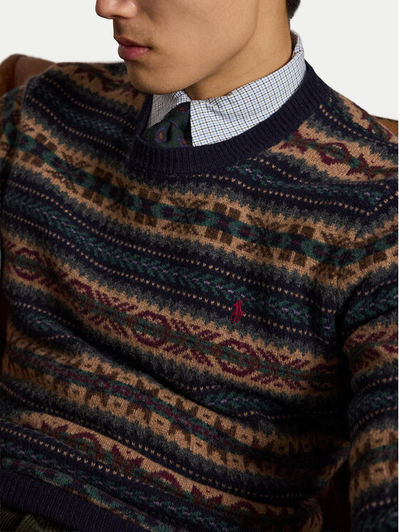 Polo Ralph Lauren Polo Ralph Lauren Sweter 710B26783001 Granatowy Regular Fit