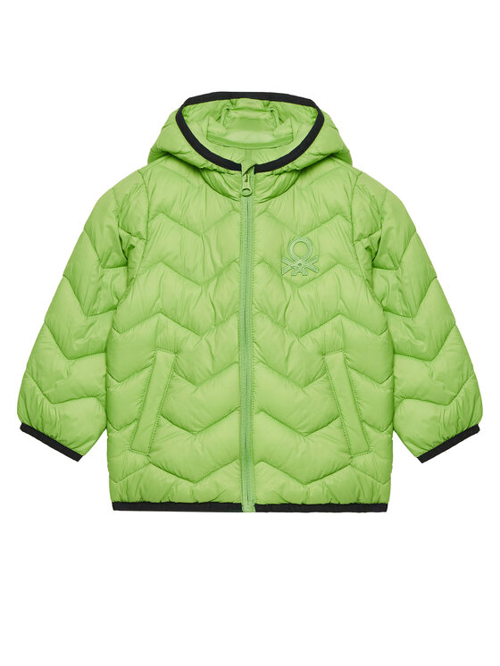 Chłopięca Kurtka przejściowa United Colors Of Benetton, Rozmiar 90, Zielona, 2TWDGN02V