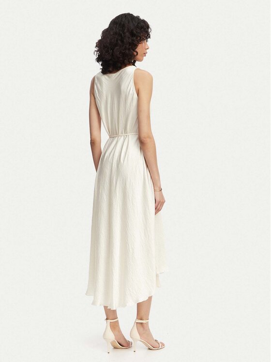 Marella Marella Sukienka letnia Alcool 2613221015 Écru Regular Fit