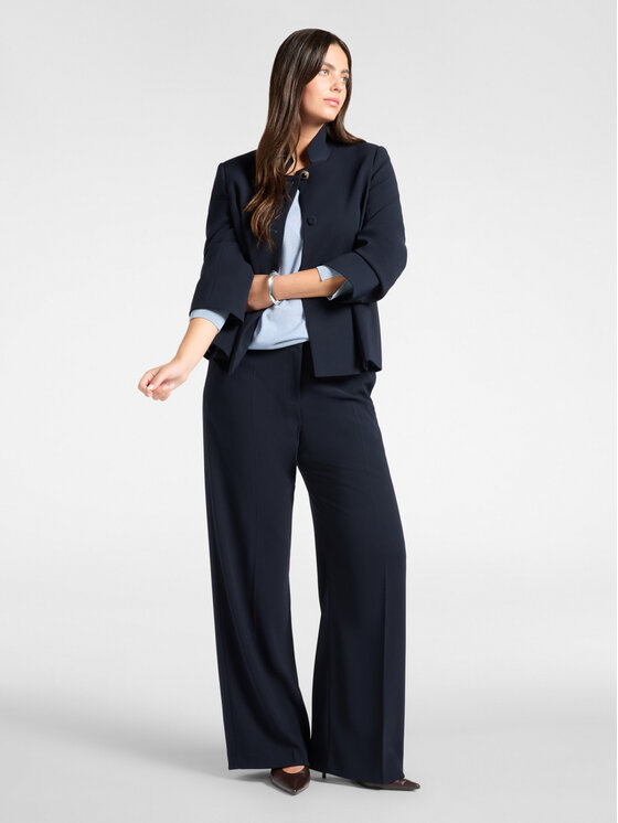 Elena Mirò Elena Mirò Marynarka R011P000142N054 Niebieski Regular Fit