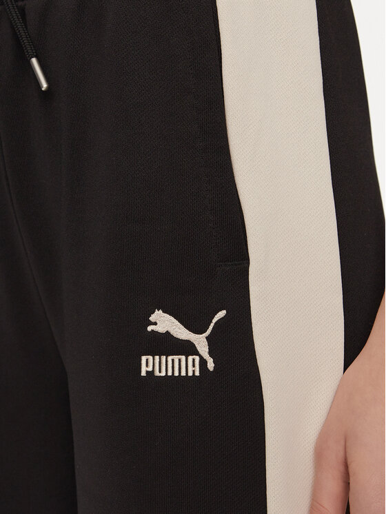 Puma Puma Παντελόνι φόρμας T7 For The Fanbase 625025 Μαύρο Relaxed Fit