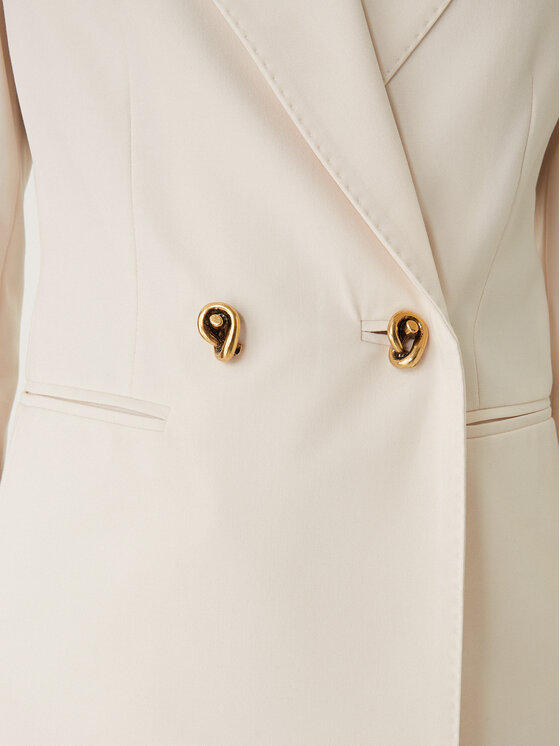 Marella Marella Suknjič Tropico 2613041121 Bela Regular Fit