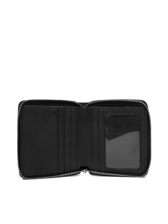 Calvin Klein Calvin Klein Peňaženka Xl Emblem Aop Emboss Zipp Bill Fo LV04D1176G Čierna