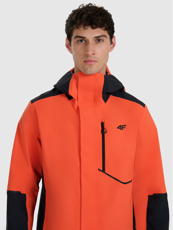 4F 4F Kurtka wielofunkcyjna HALNY Czerwony Regular Fit