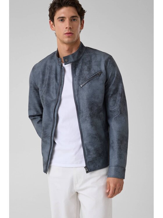 Guess Guess Bunda pro přechodné období 183293 Modrá Classic Fit
