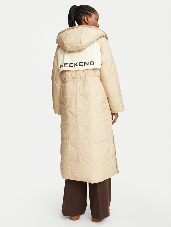 Weekend Max Mara Weekend Max Mara Kurtka puchowa Novak 2625496072 Brązowy jasny Regular Fit