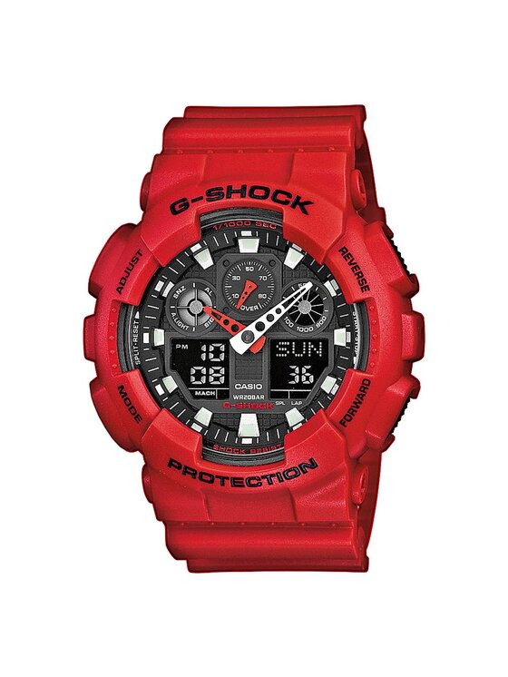 Ceas G-Shock GA-100B-4AER Roșu