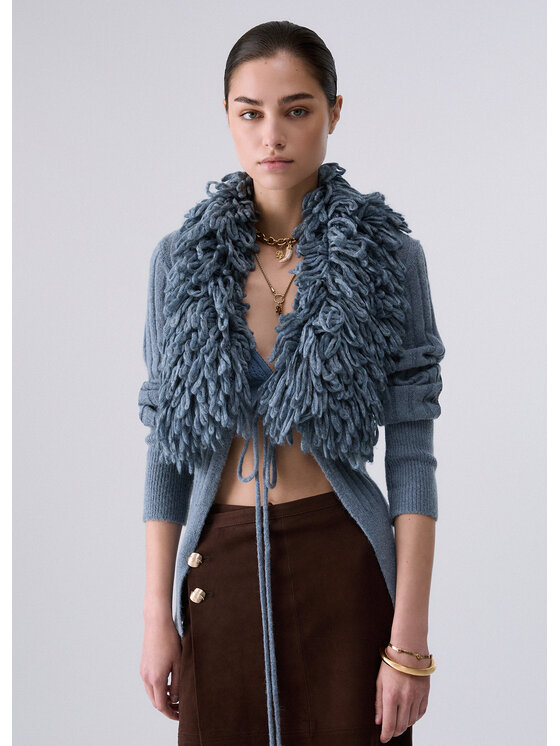 Liu Jo Liu Jo Cardigan CF6239MA81MX0805 Azzurro chiaro Regular Fit