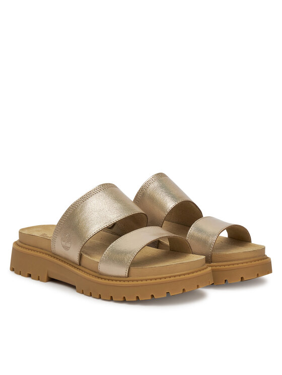 Timberland Timberland Klapki Clairemont Way TB0A2Q31N751 Złoty