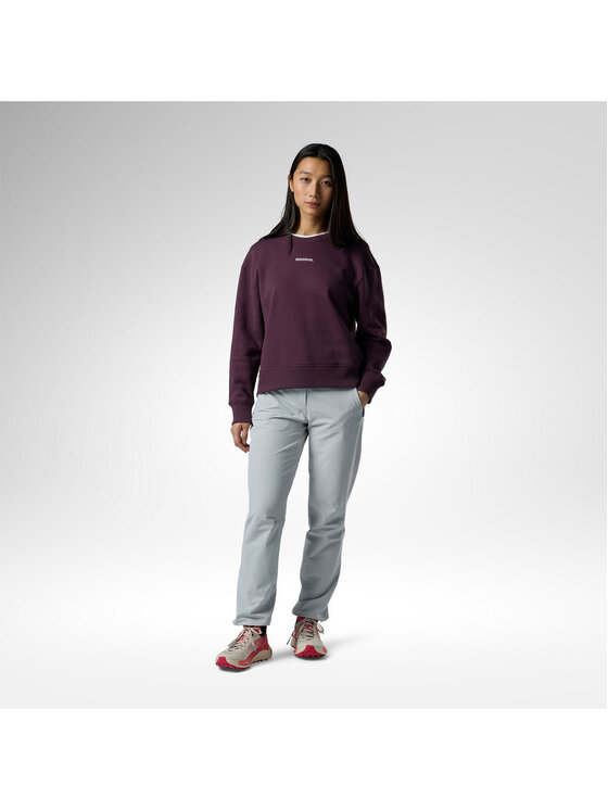 Rossignol Rossignol Bluza W Presset Cn Relax Sweatshirt Fioletowy Relaxed Fit