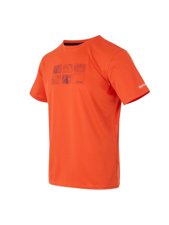 Regatta Regatta T-Shirt Fingal IX Pomarańczowy Short Fit