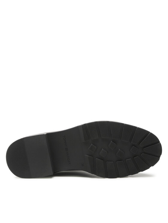 Tommy Hilfiger Tommy Hilfiger Μπότες Ιππασίας Twist Flat Longboot FW0FW07057 Μαύρο