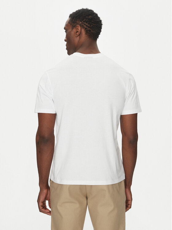 Save The Duck Save The Duck T-Shirt DT1197M BESY20 Biały Regular Fit