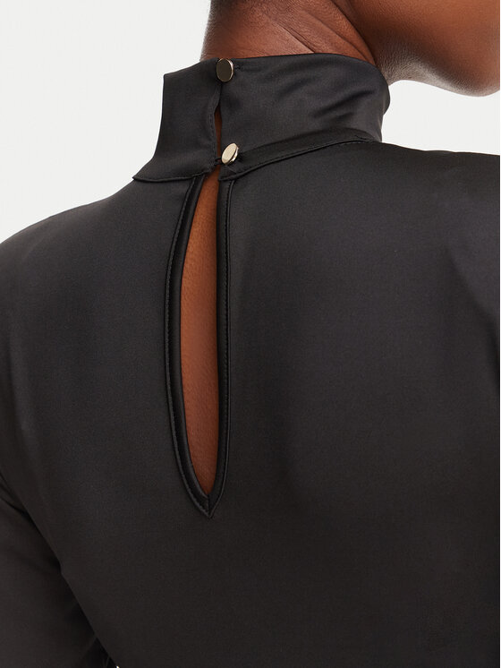 Rinascimento Rinascimento Φόρεμα βραδινό CFC0020494002 Μαύρο Slim Fit