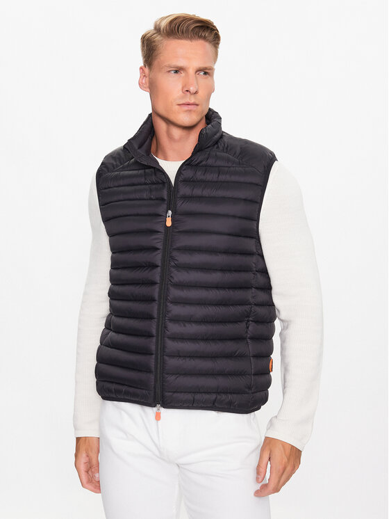 Save The Duck Save The Duck Жилет Adam D82410M GIGA01 Чорний Regular Fit