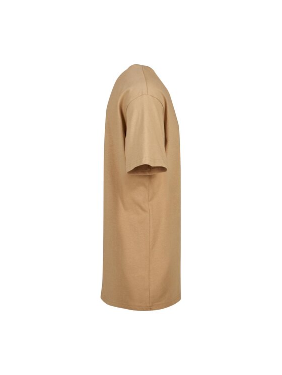 TeeShoppen TeeShoppen T-Shirt 'Oversized Collection' Beżowy Oversize