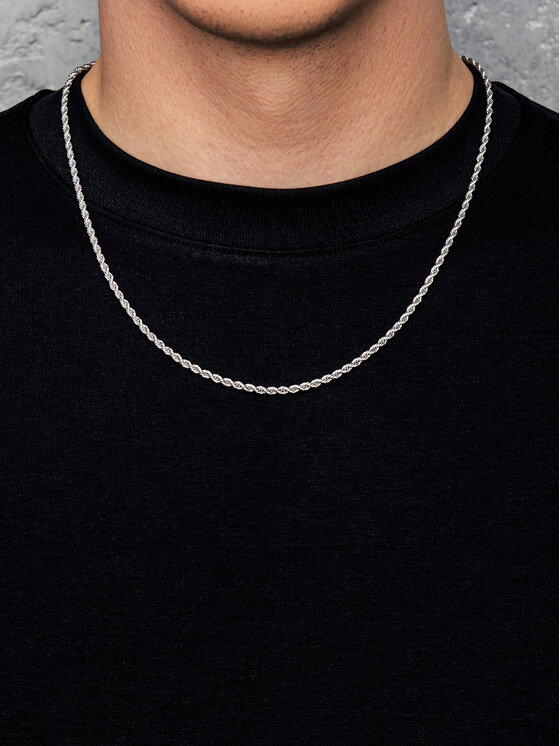 ICED STUFF ICED STUFF Catena Rope Oro bianco