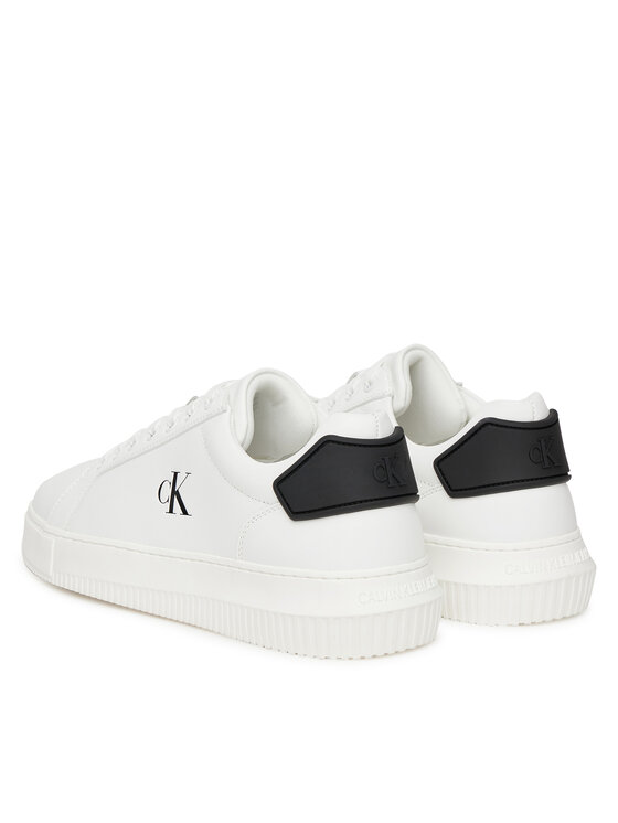 Calvin Klein Jeans Calvin Klein Jeans Sneakersy Chunky Cupsole Ru Patch Lth YM0YM01296 Biały