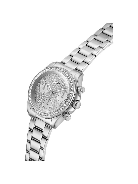 Guess Guess Zegarek GW1037L1 Srebrny