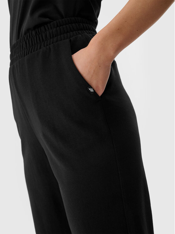 4F 4F Spodnie dresowe EASY WEAR Czarny Regular Fit